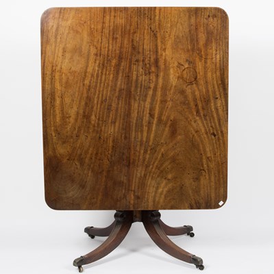 Lot 914 - A Regency mahogany tilt top breakfast table,...