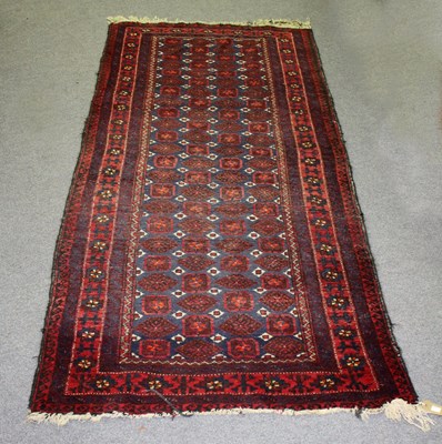 Lot 938 - A Shiraz rug, with all over geometric design...