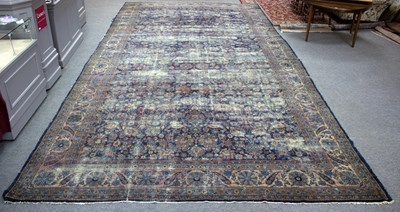 Lot 953 - A large Meshed carpet, North East Persia,...