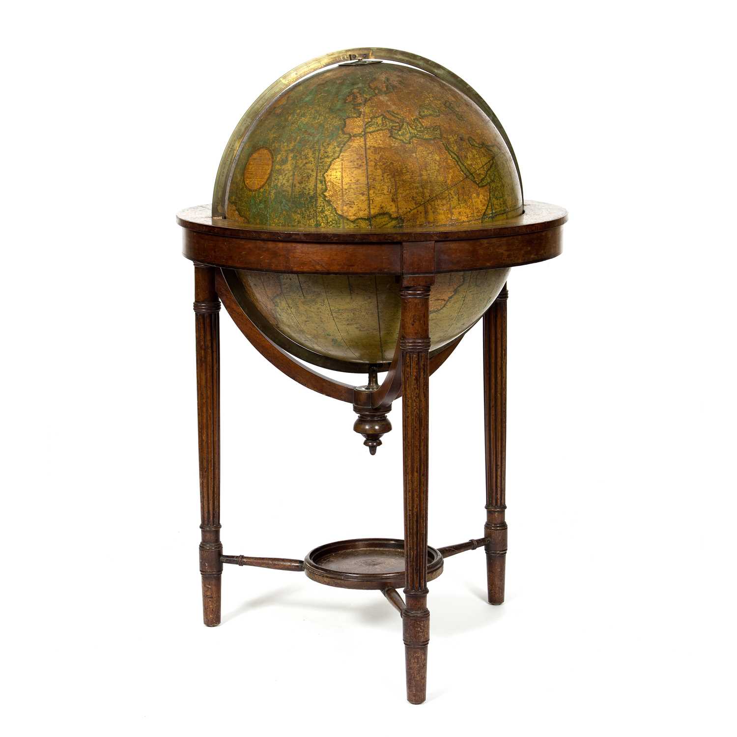 Lot 1002 - A Regency terrestrial 21" library globe by J &...
