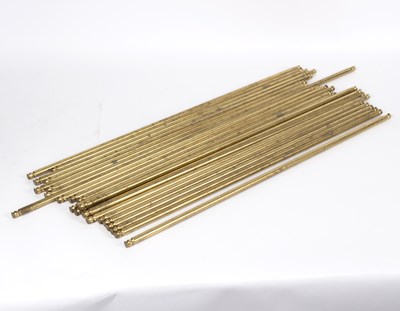 Lot 1091 - Sundry brass stair rods