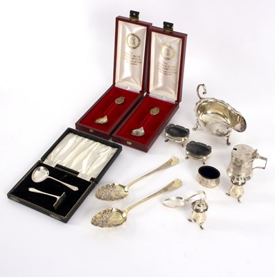 Lot 41 - Two Queen Elizabeth II silver jubilee spoons,...
