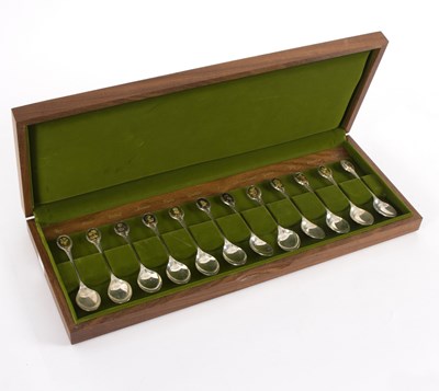 Lot 44 - A set of Royal Horticultural Society silver...
