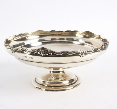 Lot 53 - A silver pedestal bowl, Birmingham 1920 with...