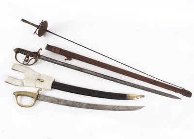 Lot 400 - An officer's ceremonial dress sword, another...