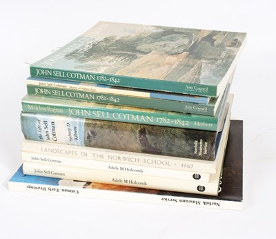 Lot 451 - Sundry Art reference books, John Sell Cotman...