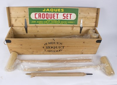 Lot 511 - A Jacques croquet set