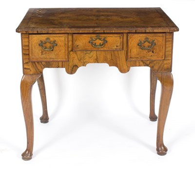 Lot 745 - An 18th Century walnut and featherbanded...