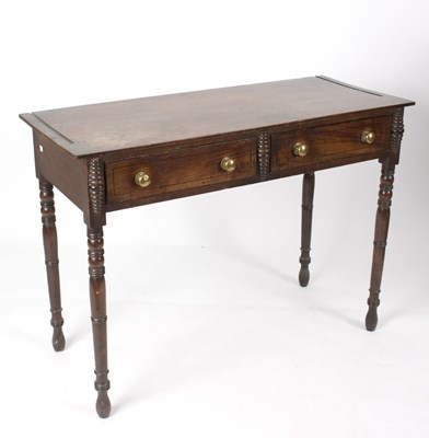 Lot 751 - A Regency mahogany dressing table, fitted two...