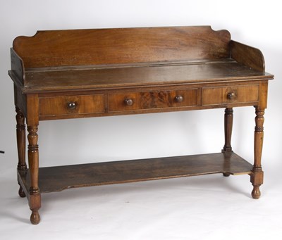 Lot 764 - A Victorian mahogany washstand, the...