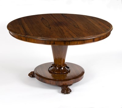 Lot 775 - An early Victorian rosewood breakfast table on...