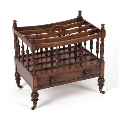 Lot 785 - A Victorian mahogany four-division Canterbury,...