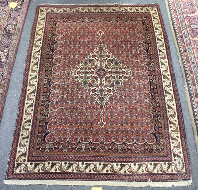 Lot 821 - A West Persian rug of Senneh design, the...