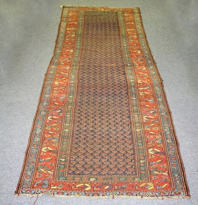 Lot 825 - A Malayir runner, the floral field to an...