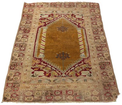 Lot 829 - A Ghiordes prayer rug, circa 1900, 188cm x...