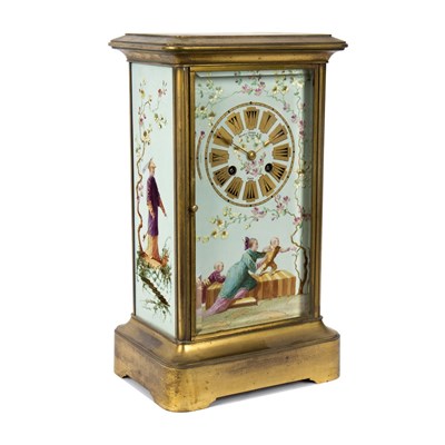 Lot 842 - A mid 19th Century eight-day mantel clock,...