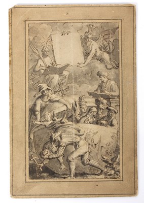 Lot 884 - 18th Century Italian School/Allegorical Figure...