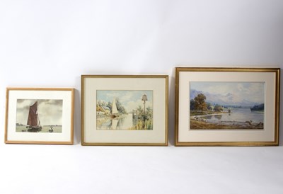 Lot 903 - E H Marten/Evening Coniston/signed/watercolour,...