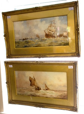 Lot 905 - C Montagne/Boats at Sea/a...