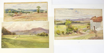 Lot 923 - Isobel B Badcock/Landscape at Wookey,...