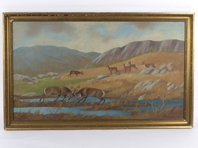 Lot 973 - Ralston Gudgeon (Scottish 1910-1984)/Stag...