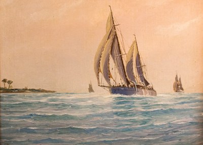 Lot 974 - Jay Arnold (American, born 1895)/Sailing...