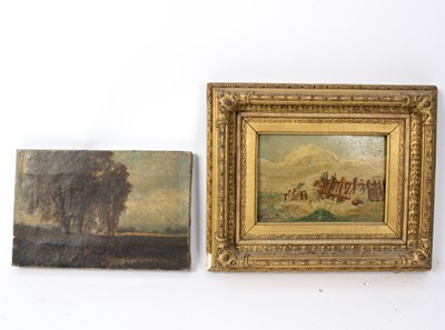 Lot 975 - 19th Century English School/Cattle in a...