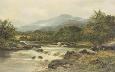 Lot 977 - D Sherrin/ River Landscape/signed/oil on...