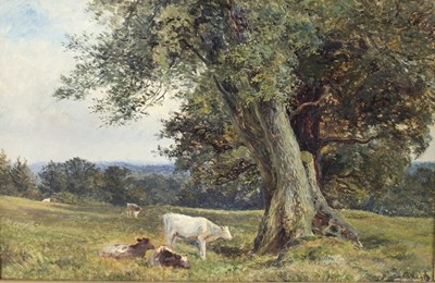 Lot 978 - Frederick Whitehead (British 1853-1938)/Cattle...