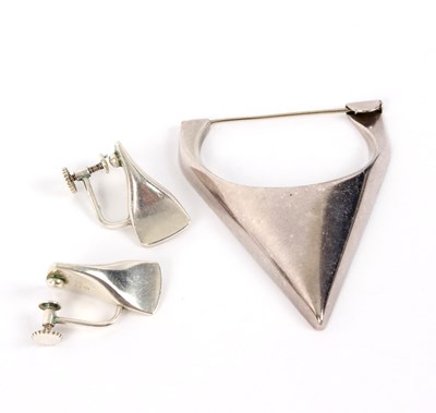 Lot 11 - Georg Jensen, a silver brooch, designed by...