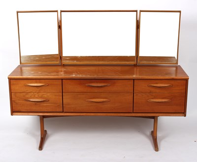 Lot 499 - Austinsuite, a teak dressing table, with...