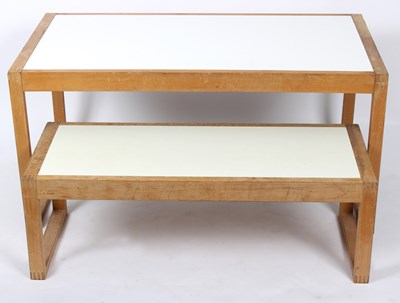 Lot 507 - A Heals child's table and bench