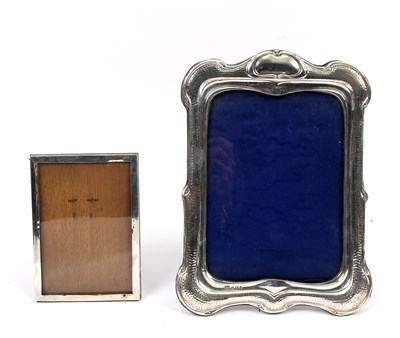 Lot 34 - A silver photograph frame, H M Birmingham 1905,...