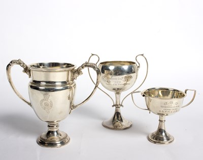 Lot 51 - A two-handled silver prize cup, John Deakin &...