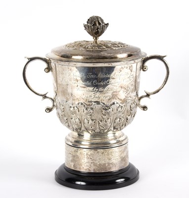 Lot 86 - A Charles II style silver cup and cover,...