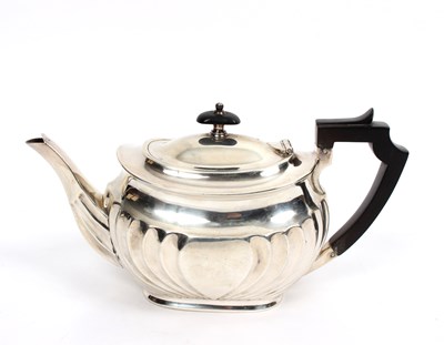 Lot 117 - A bachelor's silver teapot, HA, Sheffield 1890,...