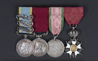 Lot 120 - A Crimea group of four medals to Troop...