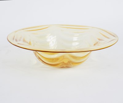 Lot 295 - A Whitefriars style bowl, 31cm diameter and...