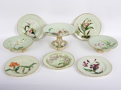 Lot 305 - A fine Minton botanical dessert service for T...