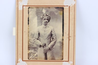 Lot 394 - Bombay Studio/Portrait of an Indian...