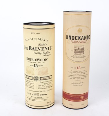 Lot 446 - Whisky: Knockando 12 Year Old, Balvenie...