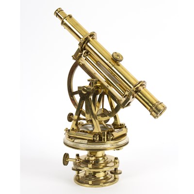 Lot 457 - A brass Theodolite by Troughton & Sons., the...