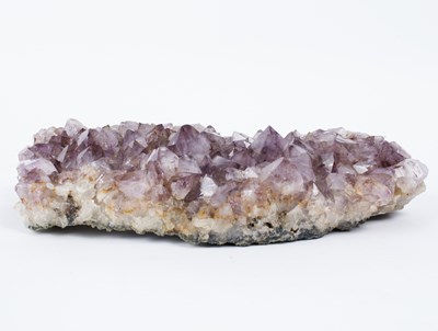 Lot 491 - A large amethyst quartz crystal, 30cm x 15cm