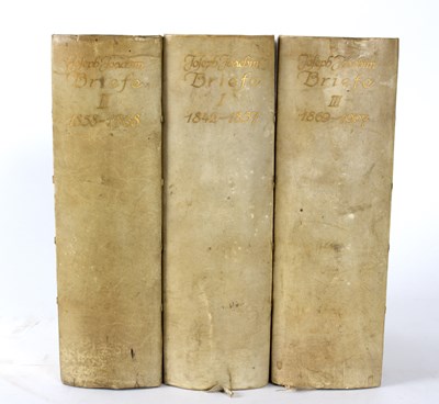 Lot 536 - Moser (A) Johannes Joachim, three volumes...