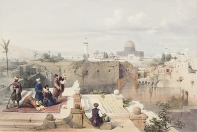 Lot 560 - After David Roberts (1796-1864)/The Mosque of...