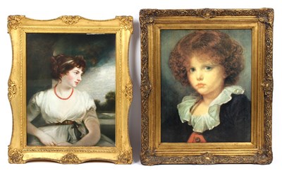 Lot 569 - After John Hoppner/ Portrait of Jane Elizabeth,...