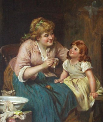 Lot 625 - Edwin Roberts (British 1840-1917)/Mother and...