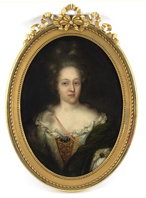 Lot 643 - 18th Century German School/Portrait of an...