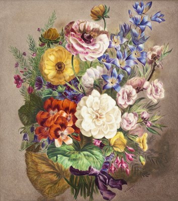 Lot 676 - H Cummery/An Arrangement of Summer...