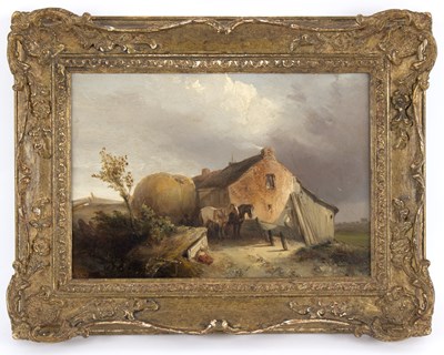 Lot 683 - 19th Century English School/Cottage with Hay...